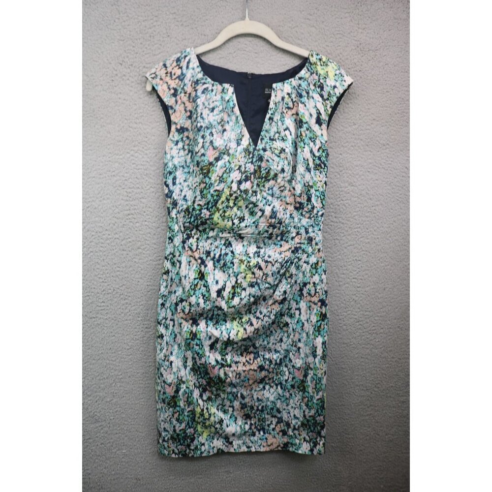 Black Saks Fifth Avenue Ruched Bodycon Dress-Size 4-Lined